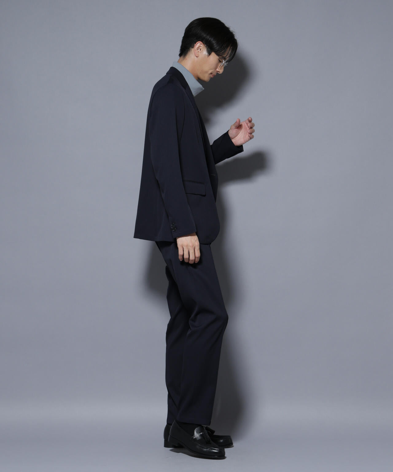 N TROUSERS BASIC」 シャドーストライプパンツ(セットアップ可) | NANO