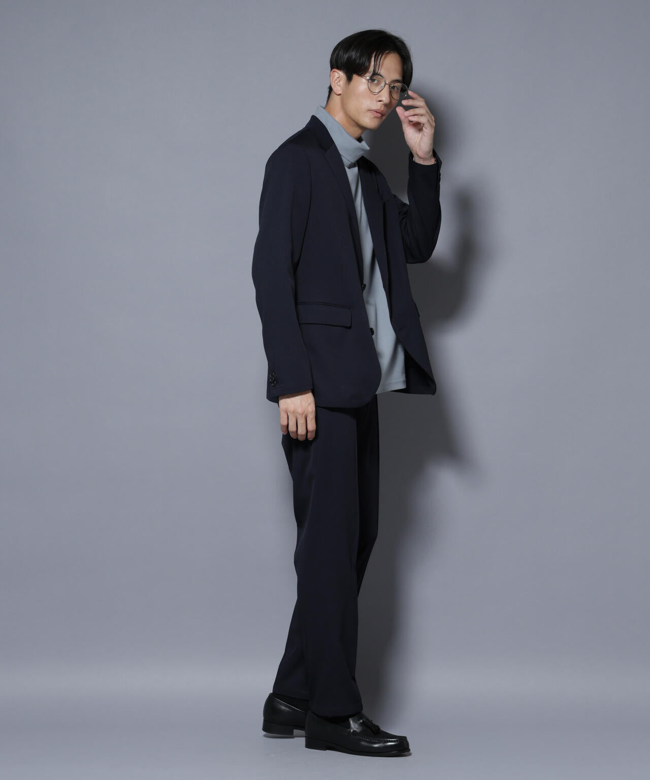N TROUSERS BASIC」 シャドーストライプパンツ(セットアップ可) | NANO
