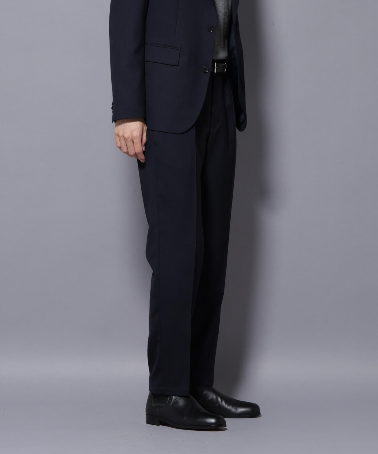 N JACKET PREMIUM」RENU(R)ウール混洗えるサキソニーパンツ