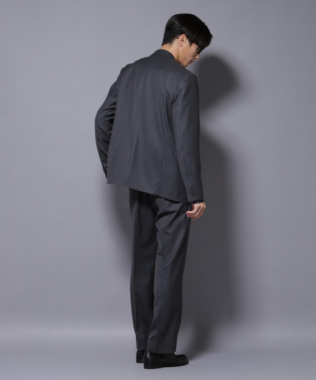 「N JACKET PREMIUM」RENU(R)洗えるサキソニーストレートパンツ