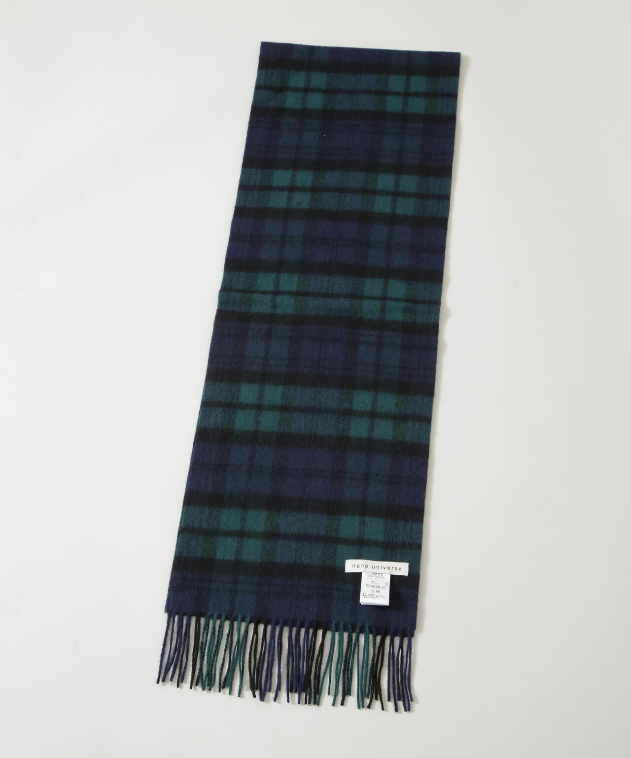 ソフトカシミヤブレンドチェックマフラー