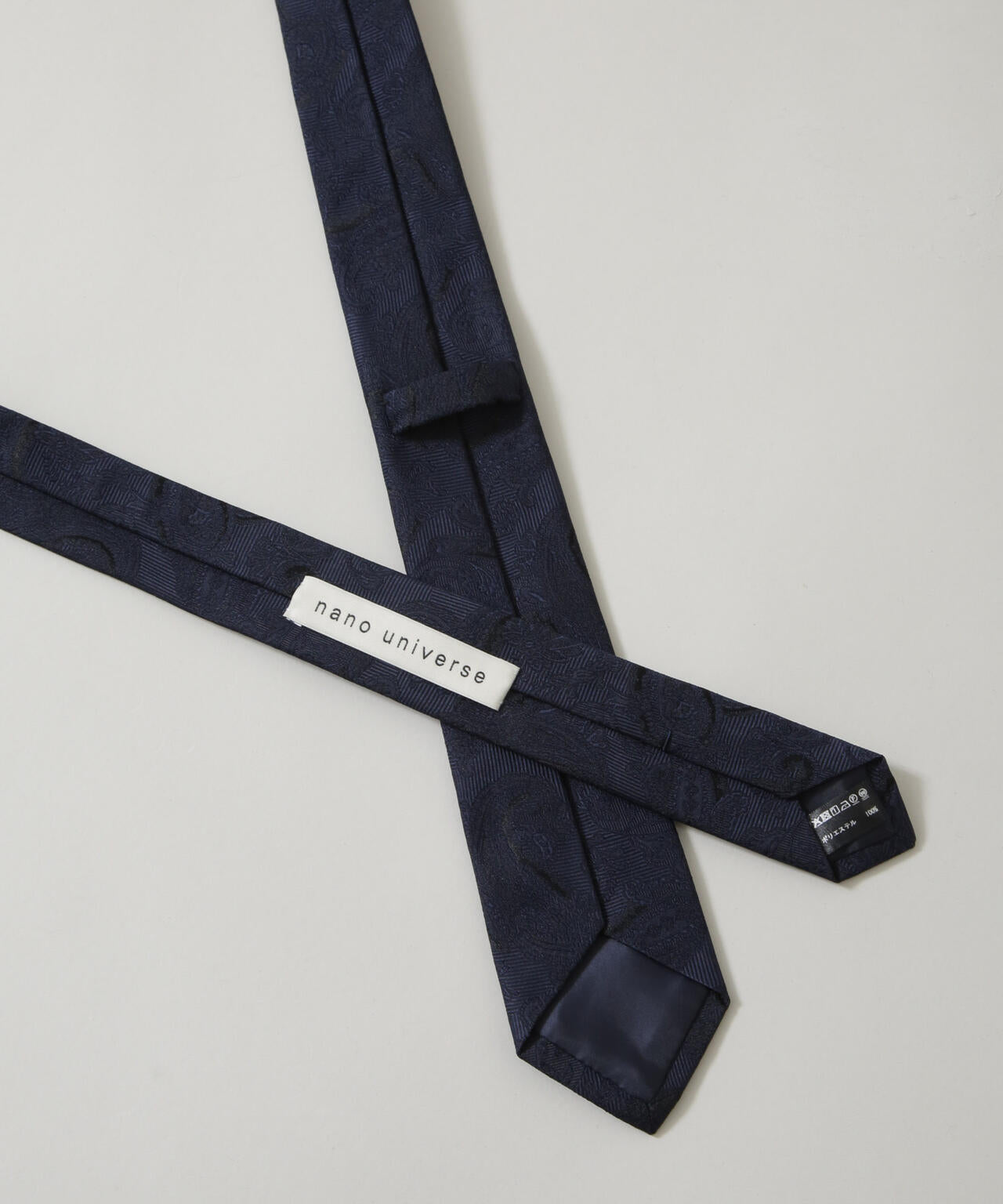 京都西陣ウォッシャブルシャドーペイズリーネクタイ 1