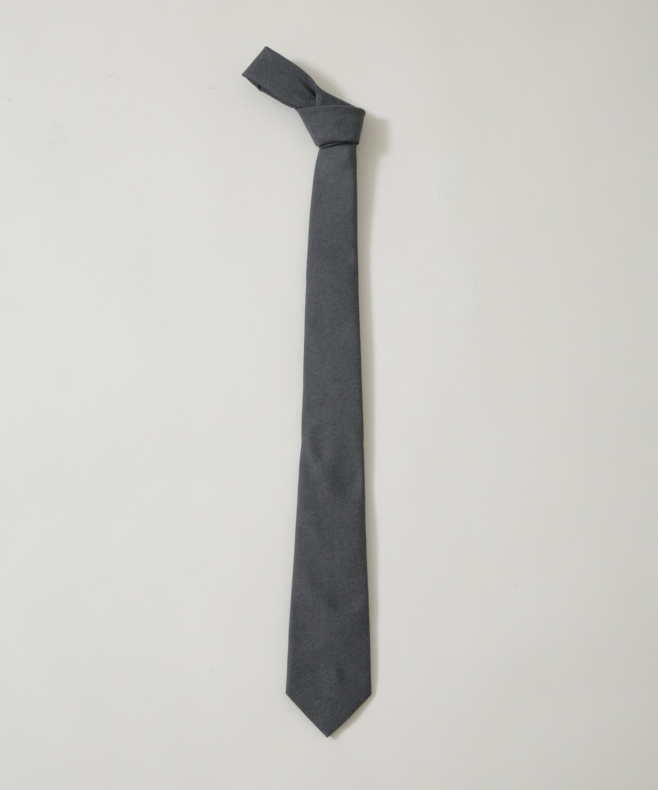 京都西陣ウォッシャブルメランジソリッドネクタイ