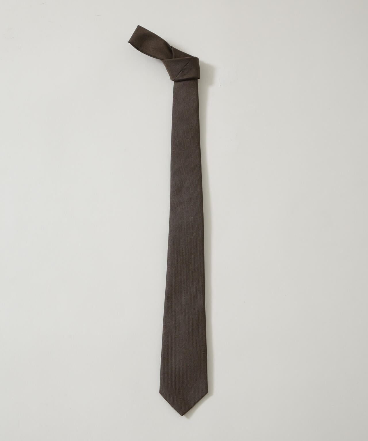 京都西陣ウォッシャブルメランジソリッドネクタイ