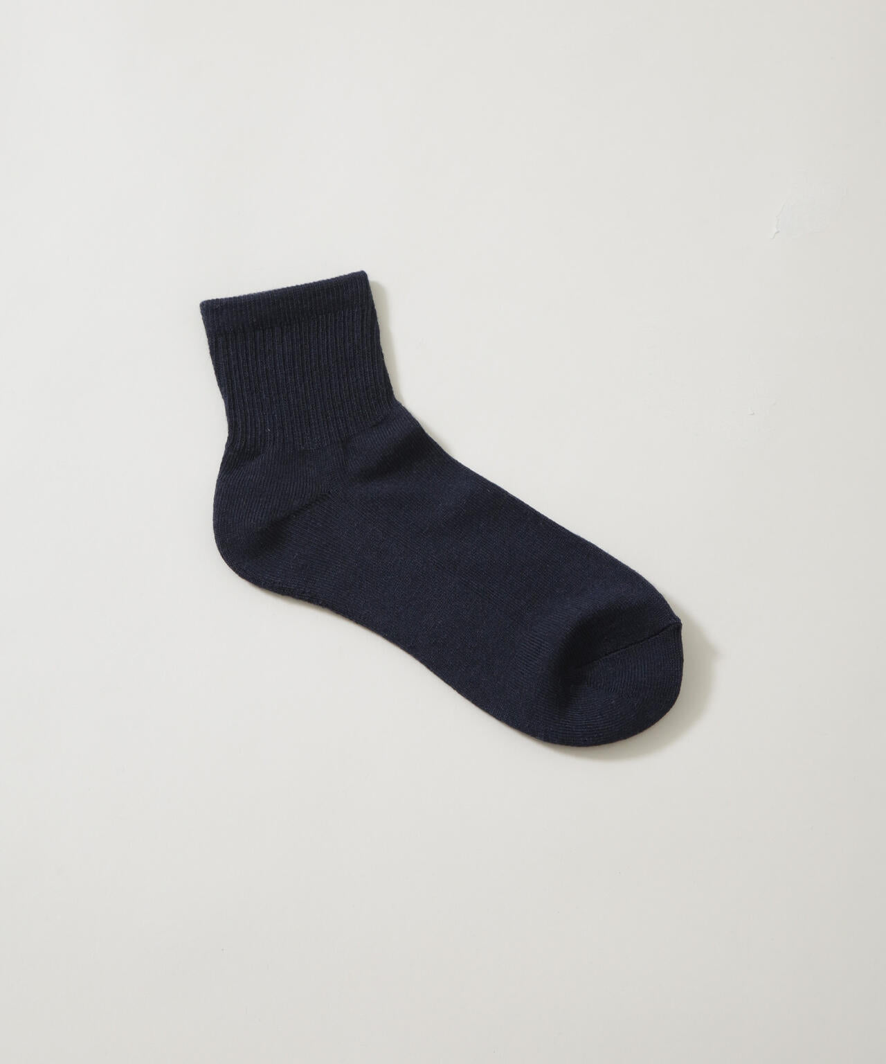 ｢NJ/CLUB｣  クォーターリブロゴ刺繍ソックス