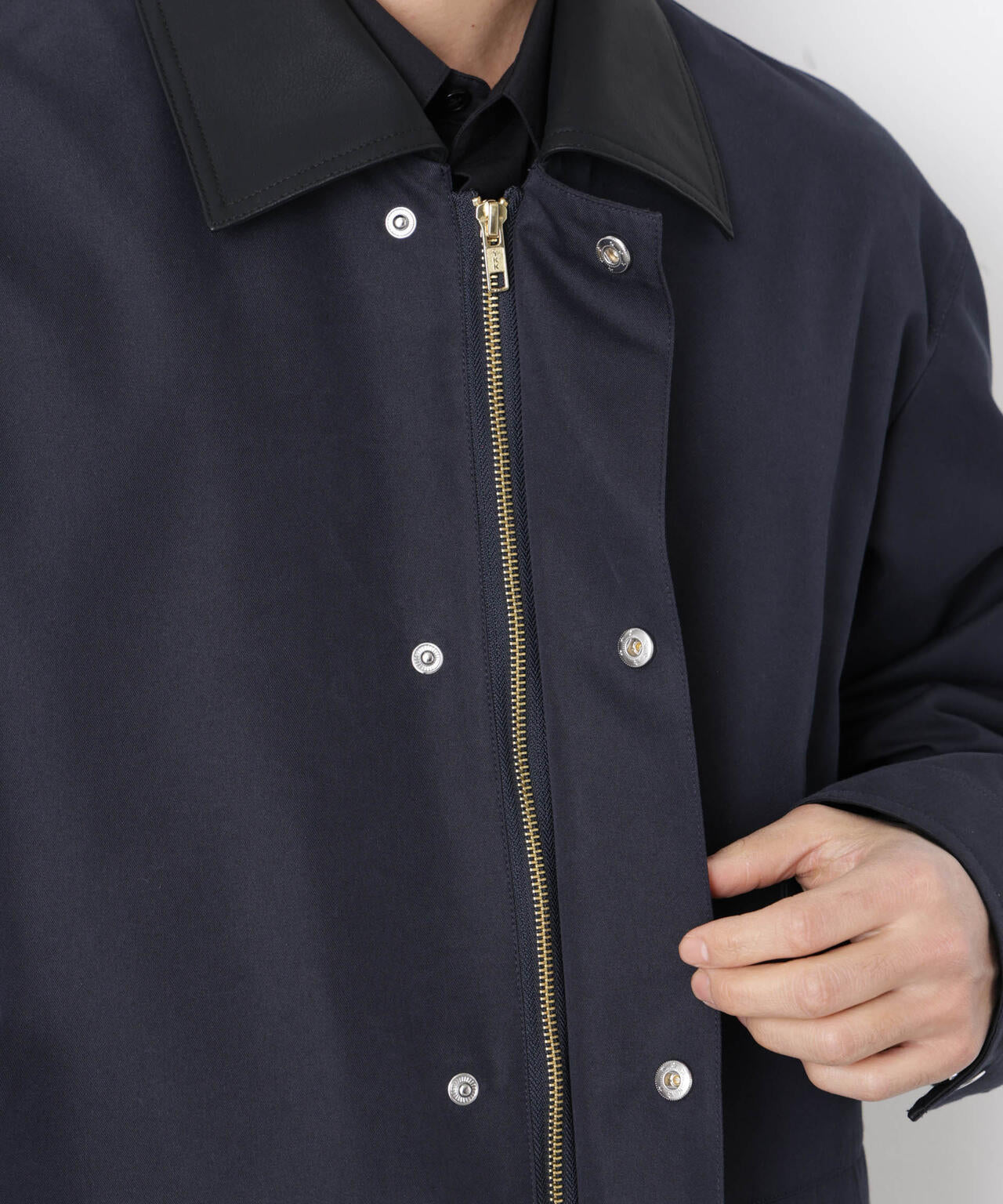 オーバージャケット「WARP PRINT」ライニング/撥水