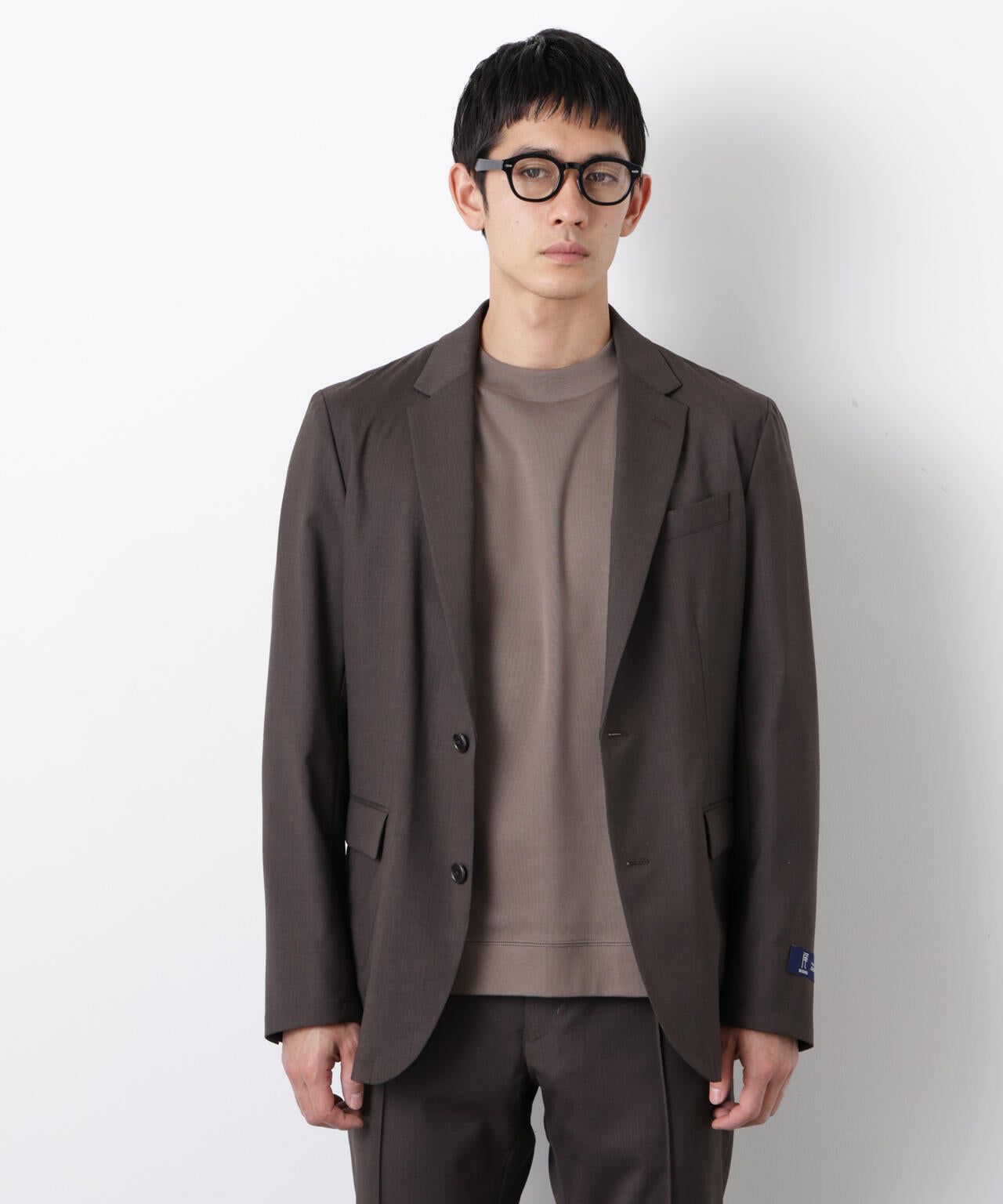 DamerinoSelect｣JAPANfabricウールストレッチジャケット（セットアップ
