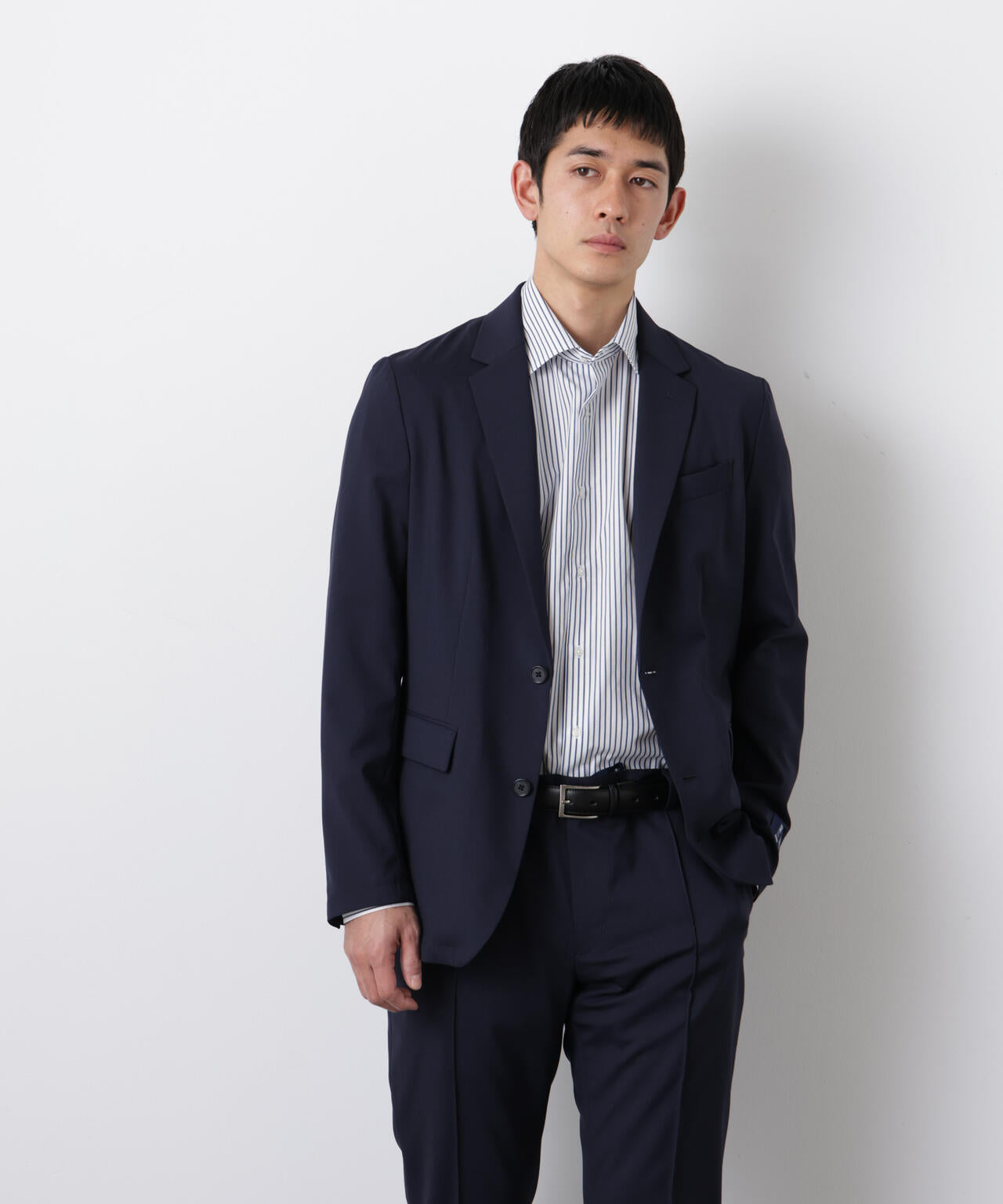 DamerinoSelect｣JAPANfabricウールストレッチジャケット（セットアップ
