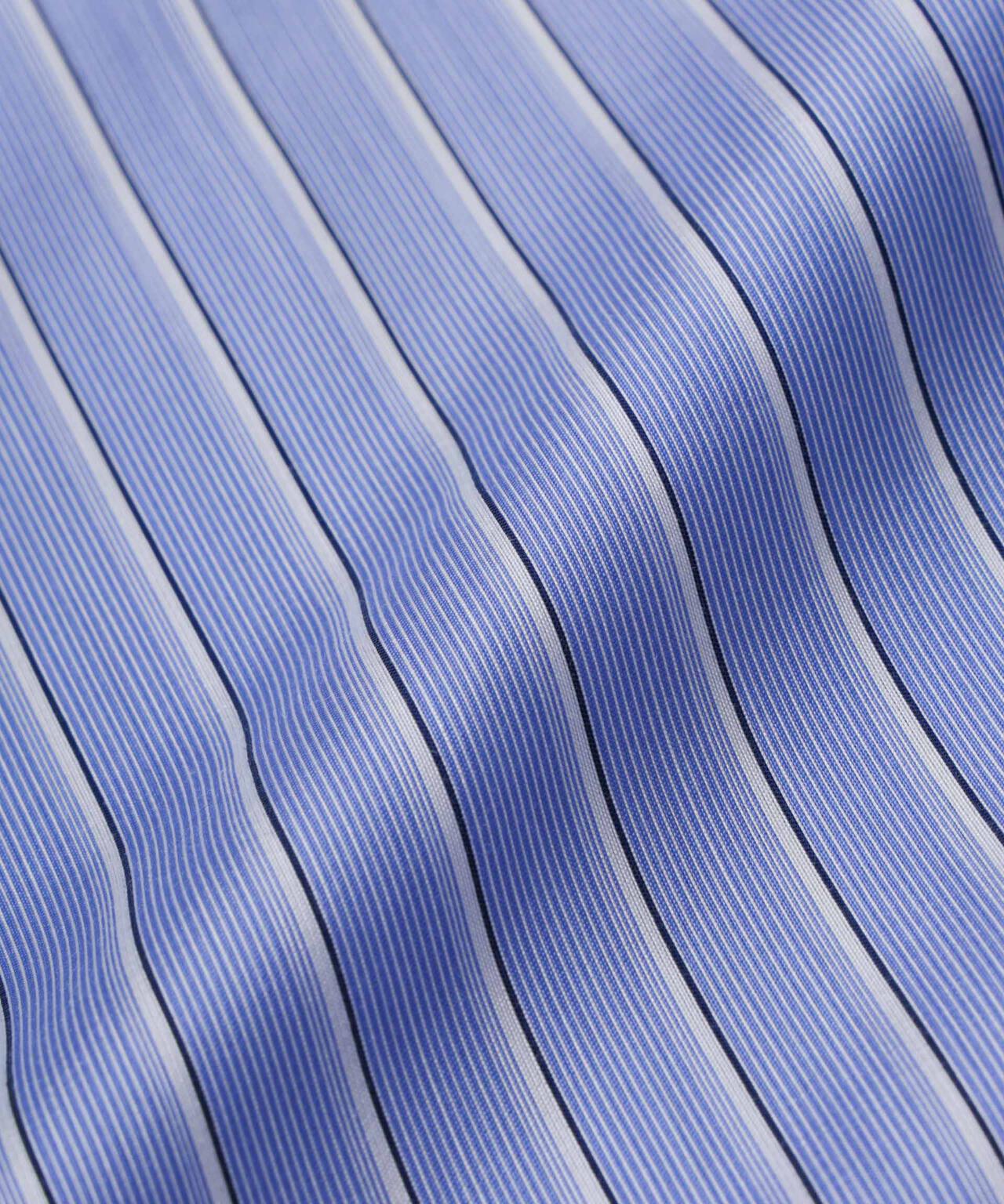 「OtoNANO」大人のワイドシャツレギュラーカラーストライプ長袖