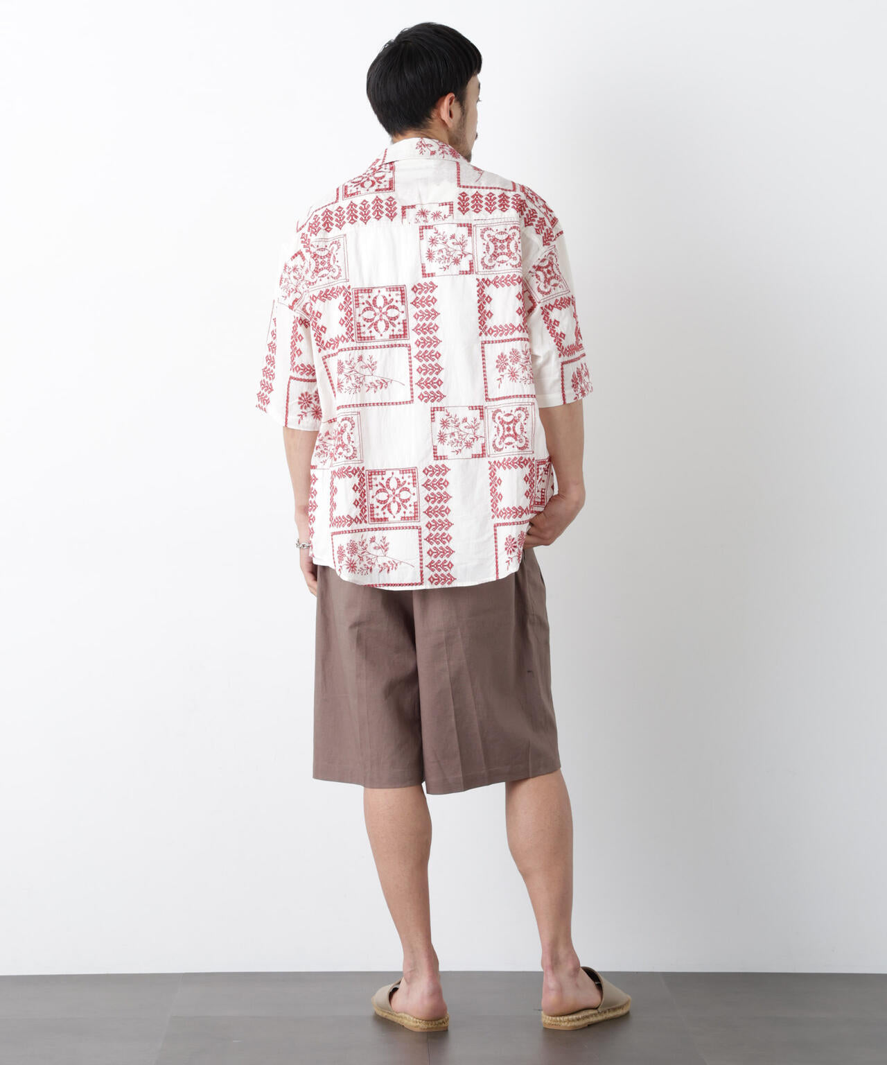 ｢OtoNANO｣×masoret アイレット刺繍シャツ