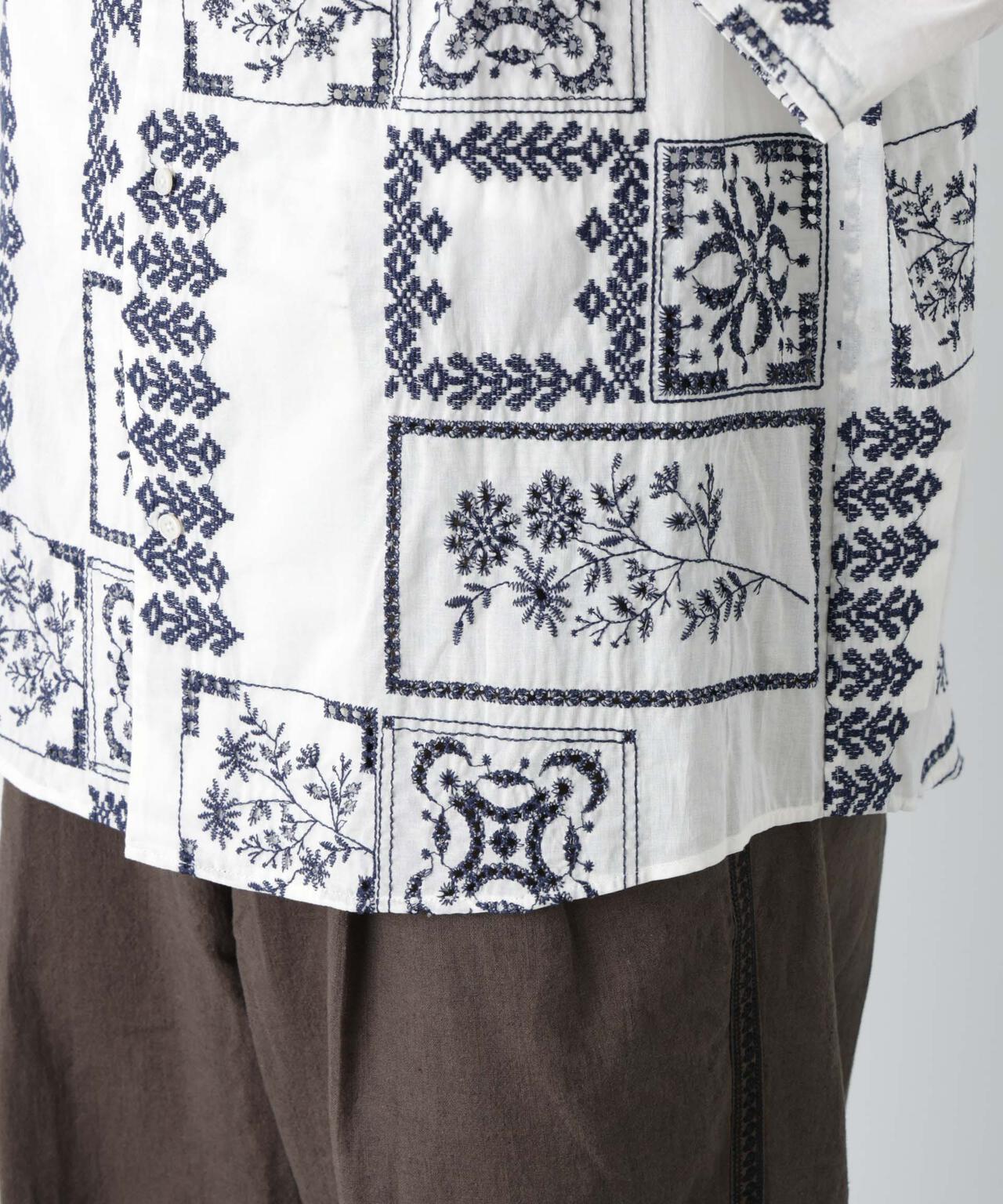 ｢OtoNANO｣×masoret アイレット刺繍シャツ