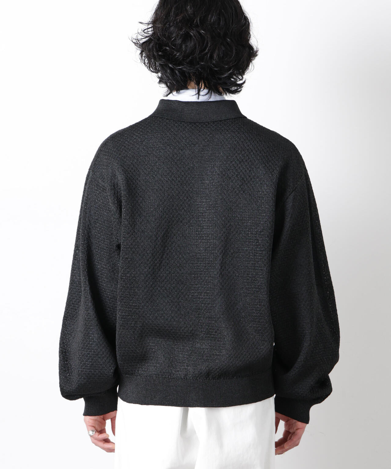 ギマポロカラーニットジャケット