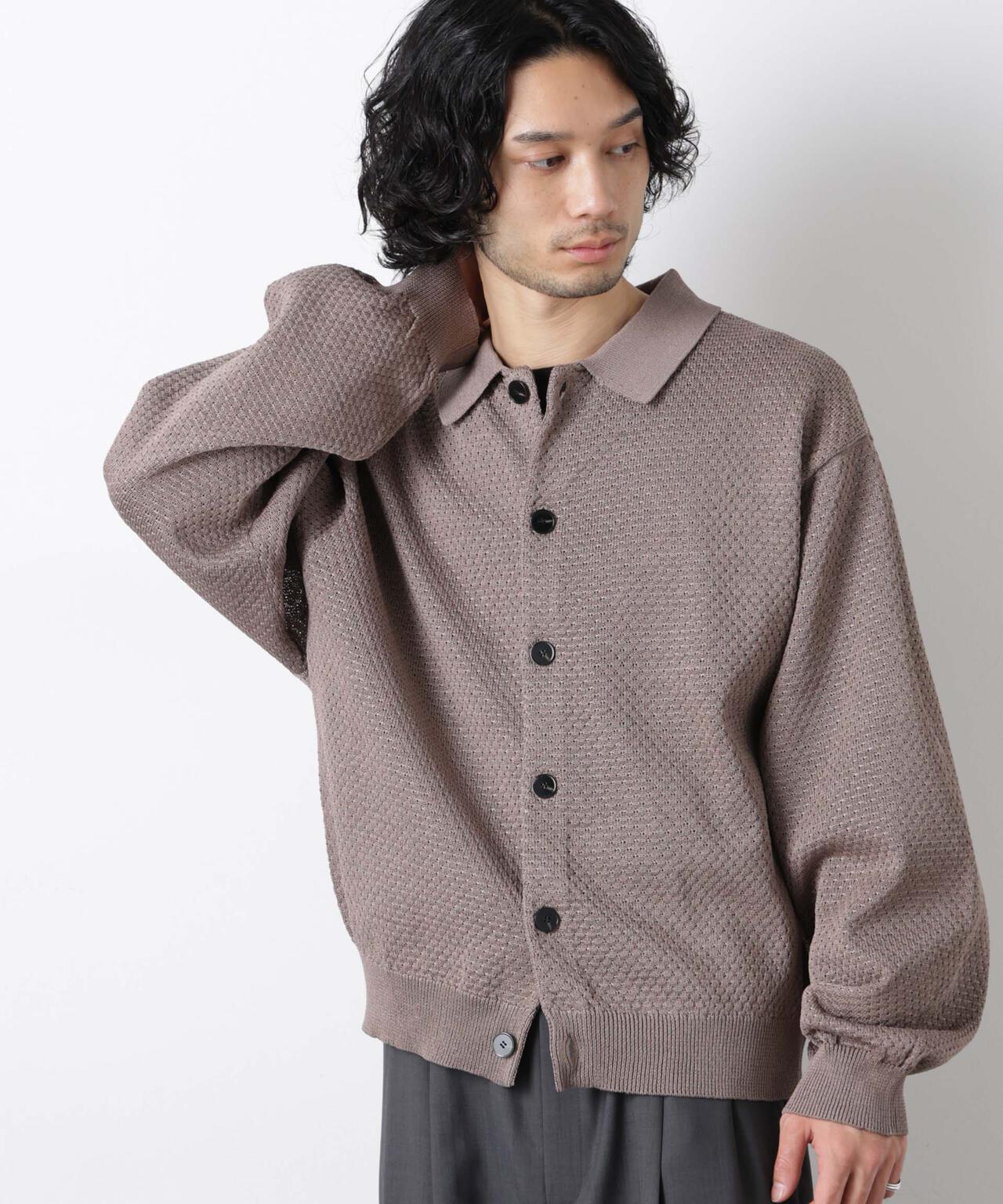 ギマポロカラーニットジャケット