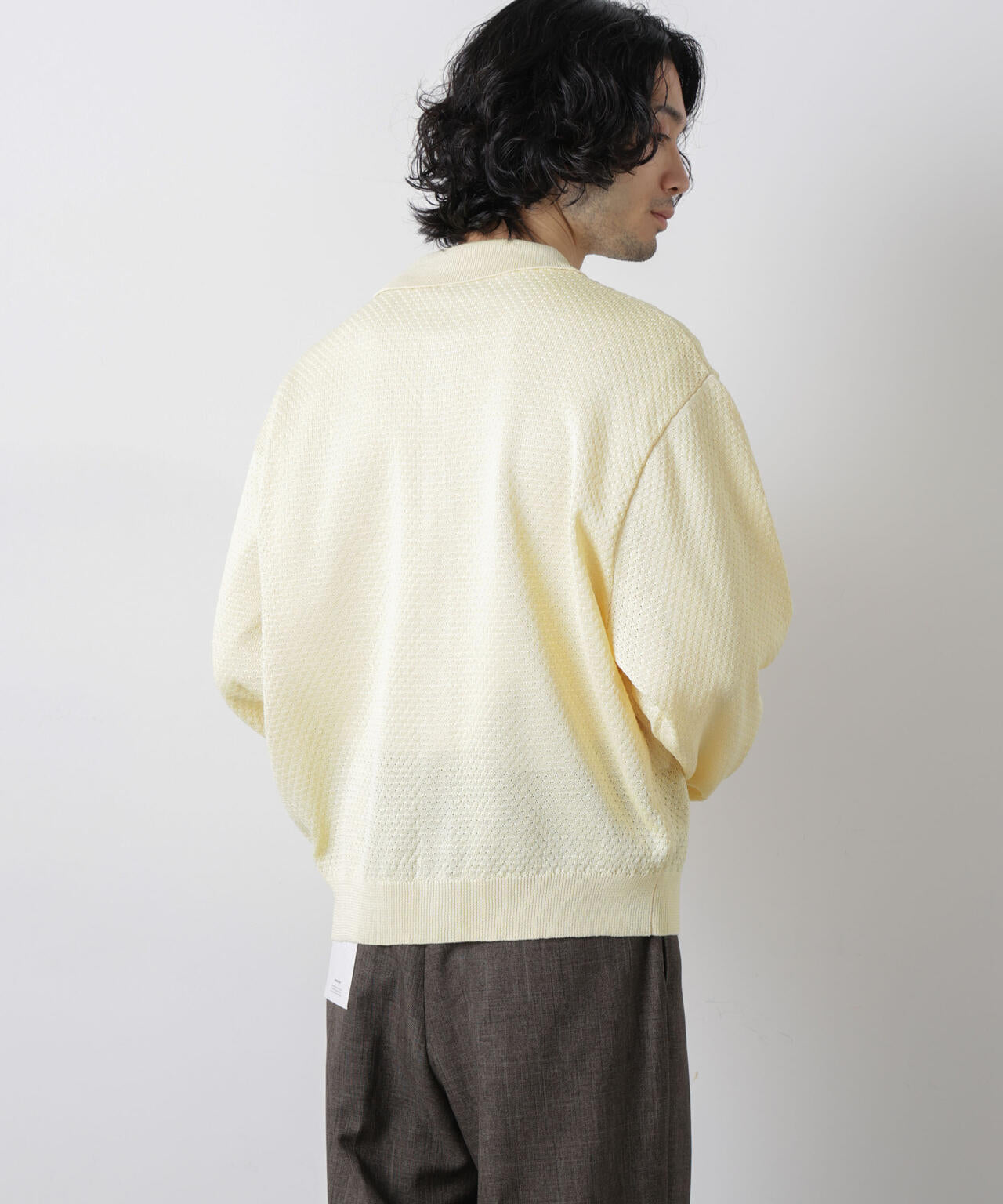 ギマポロカラーニットジャケット