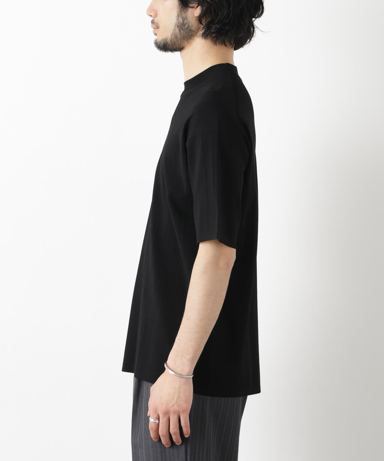 ｢ASSEMBLANC｣ 針抜きクルーネックニット