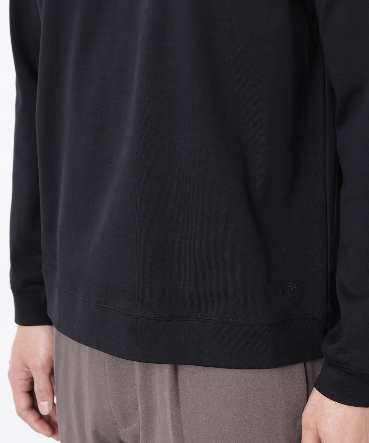 「FORMAL JERSEY」クルーネックカットソー長袖