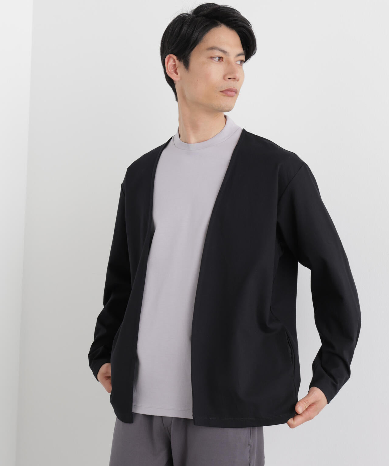 「Meaningful Continuity」coveross(R) レーヨンジャージートッパーカーディガン