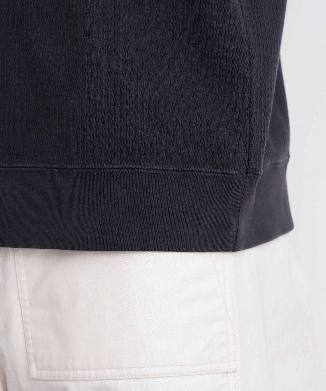 コットンサーマルクルーネックプルオーバー