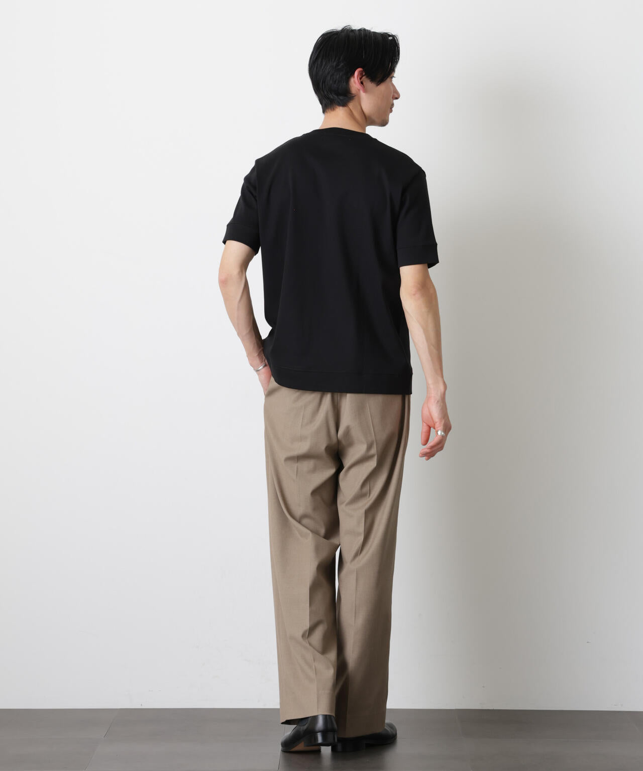「FORMAL JERSEY」クルーネックカットソー半袖