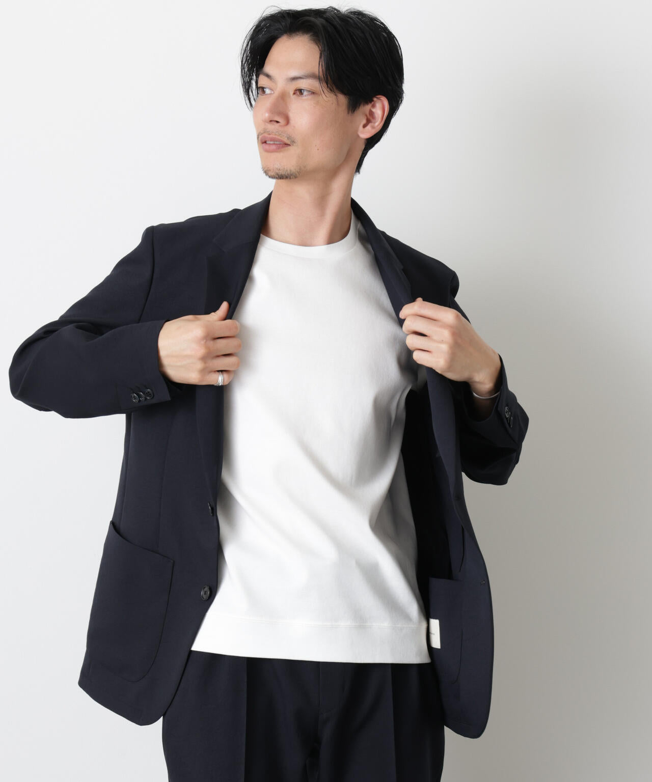 「FORMAL JERSEY」クルーネックカットソー半袖