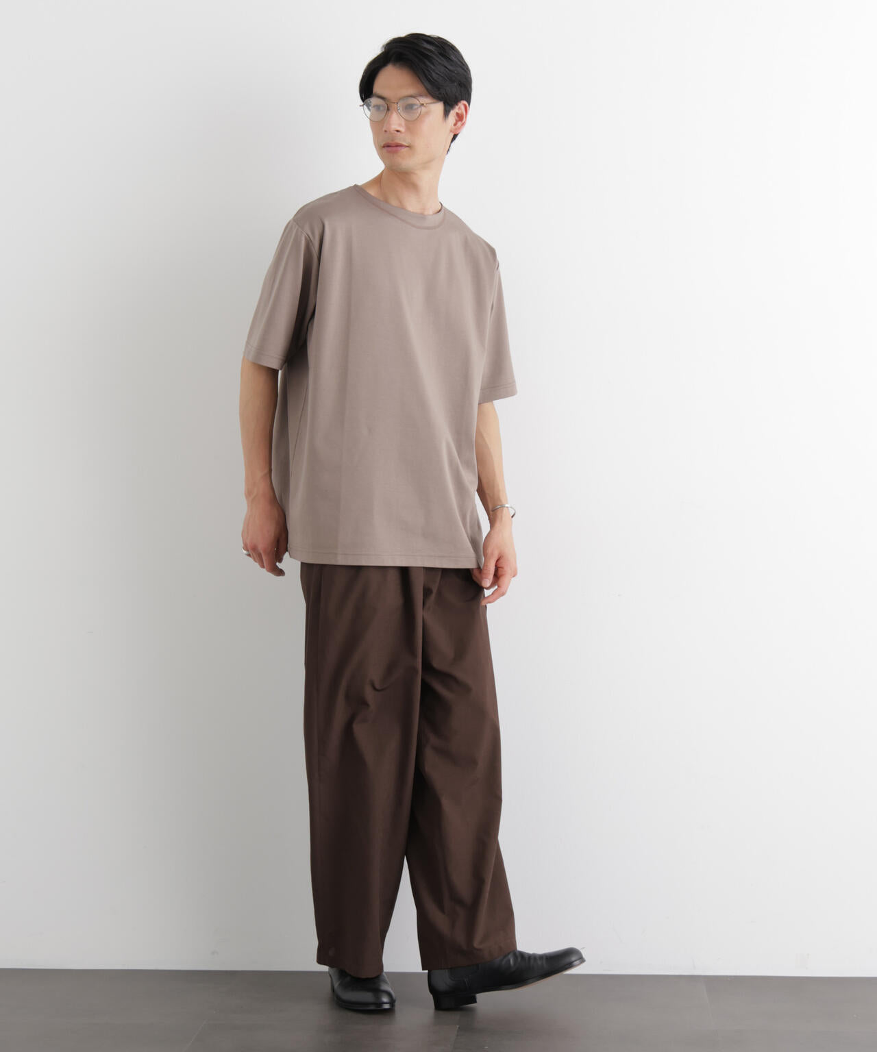 モクロディ ボートネック Tシャツ | NANO universe（ナノ・ユニバース