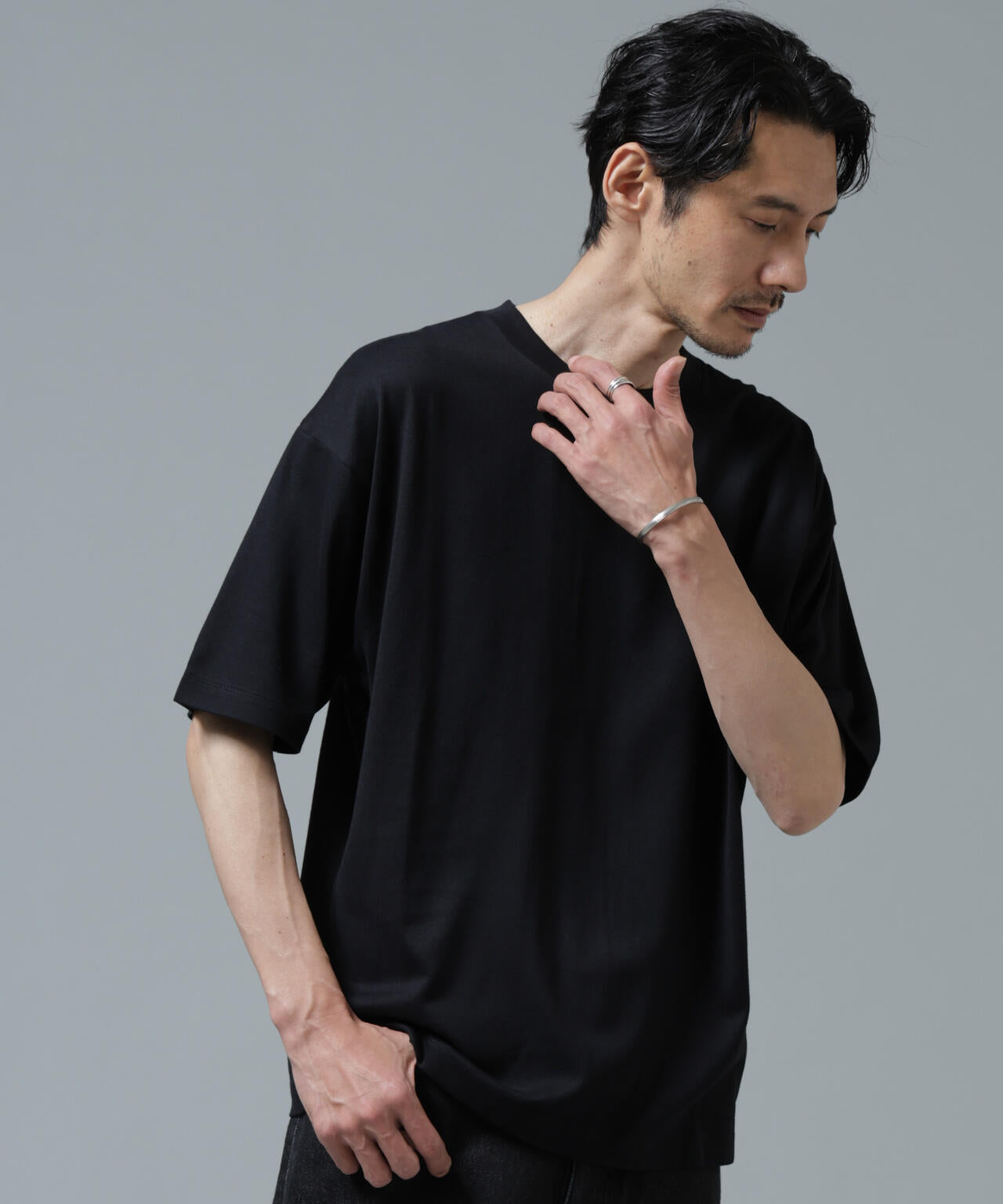 Anti Soaked(R) 汗染み防止 ミドルウェイト 7.1oz ビッグシルエットTシャツ