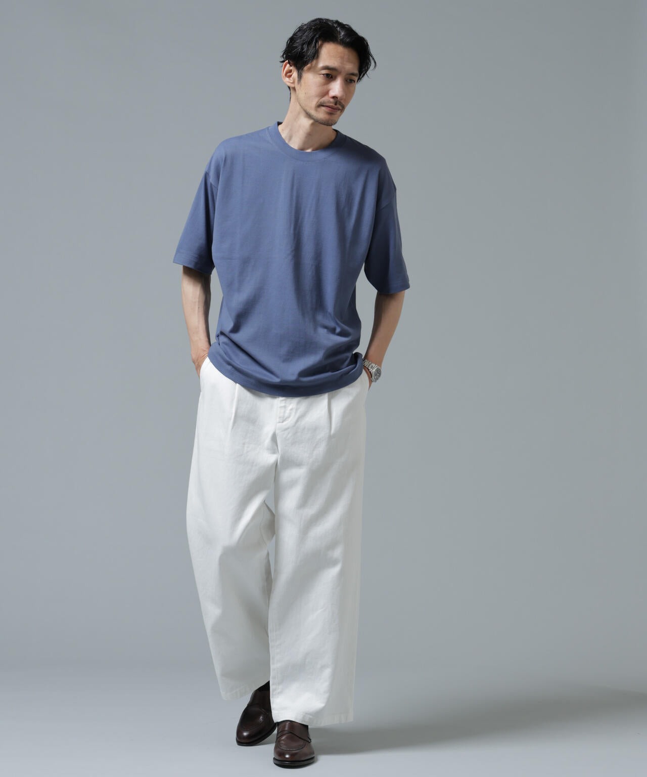 Anti Soaked(R) 汗染み防止 ミドルウェイト 7.1oz ビッグシルエットTシャツ