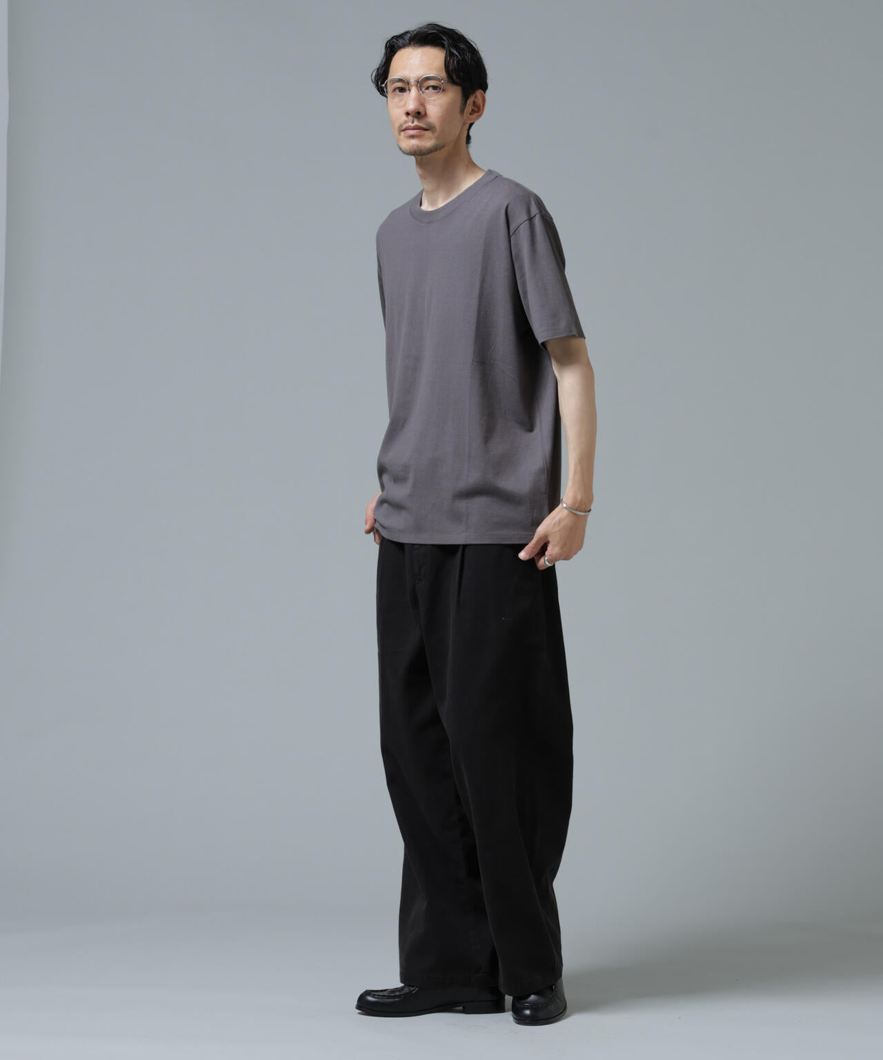 Anti Soaked(R) 汗染み防止 ライトウェイト 5.6oz ミドルシルエットTシャツ