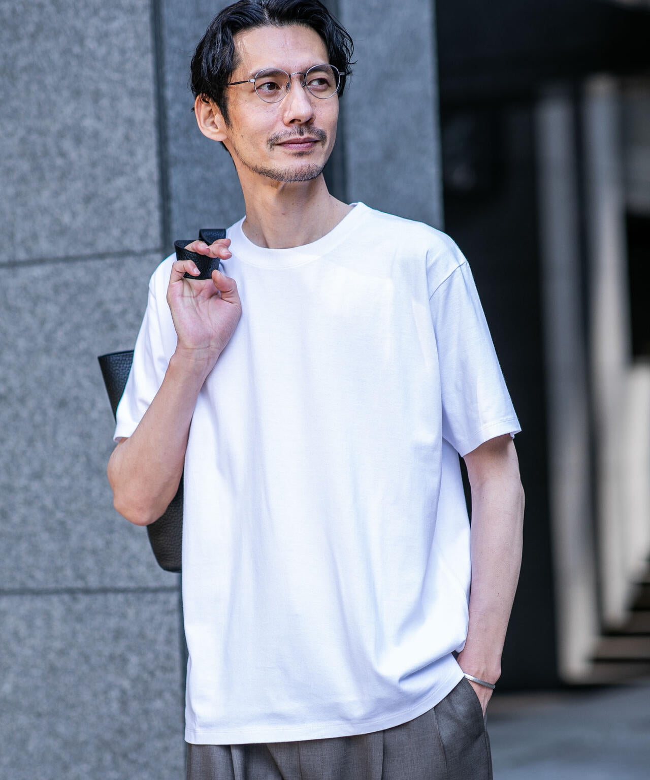 Anti Soaked(R) 汗染み防止 ライトウェイト 5.6oz ミドルシルエットT