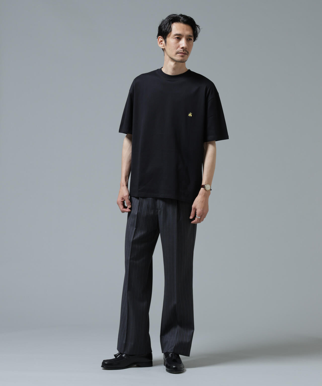 Brooks Brothers別注」Anti Soaked(R) 汗染み防止 クルーネック ビッグ