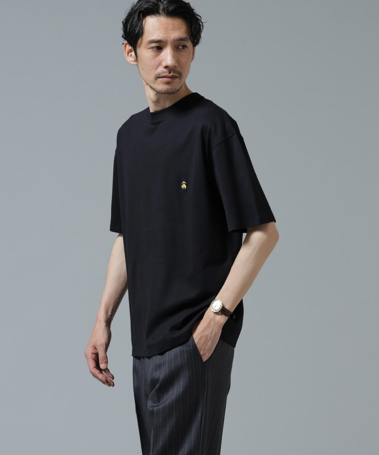 Brooks Brothers別注」Anti Soaked(R) 汗染み防止 クルーネック ビッグ