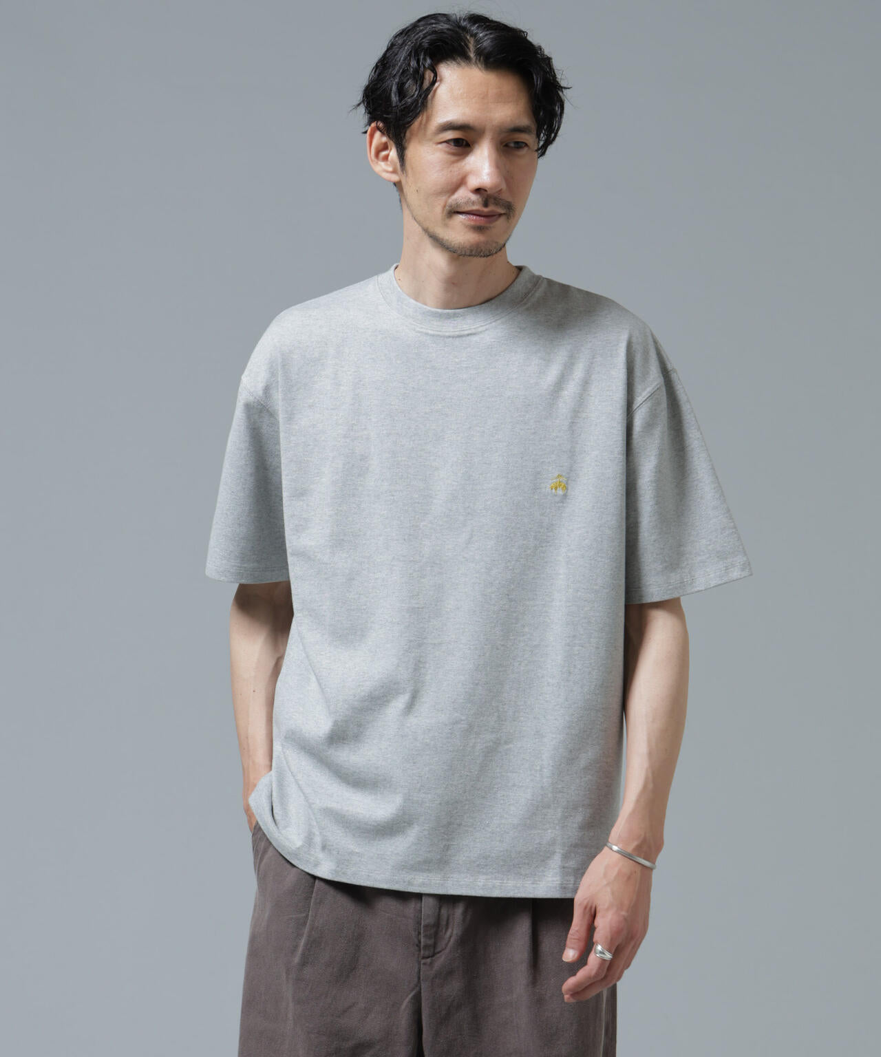 Brooks Brothers別注」Anti Soaked(R) 汗染み防止 クルーネック ビッグ