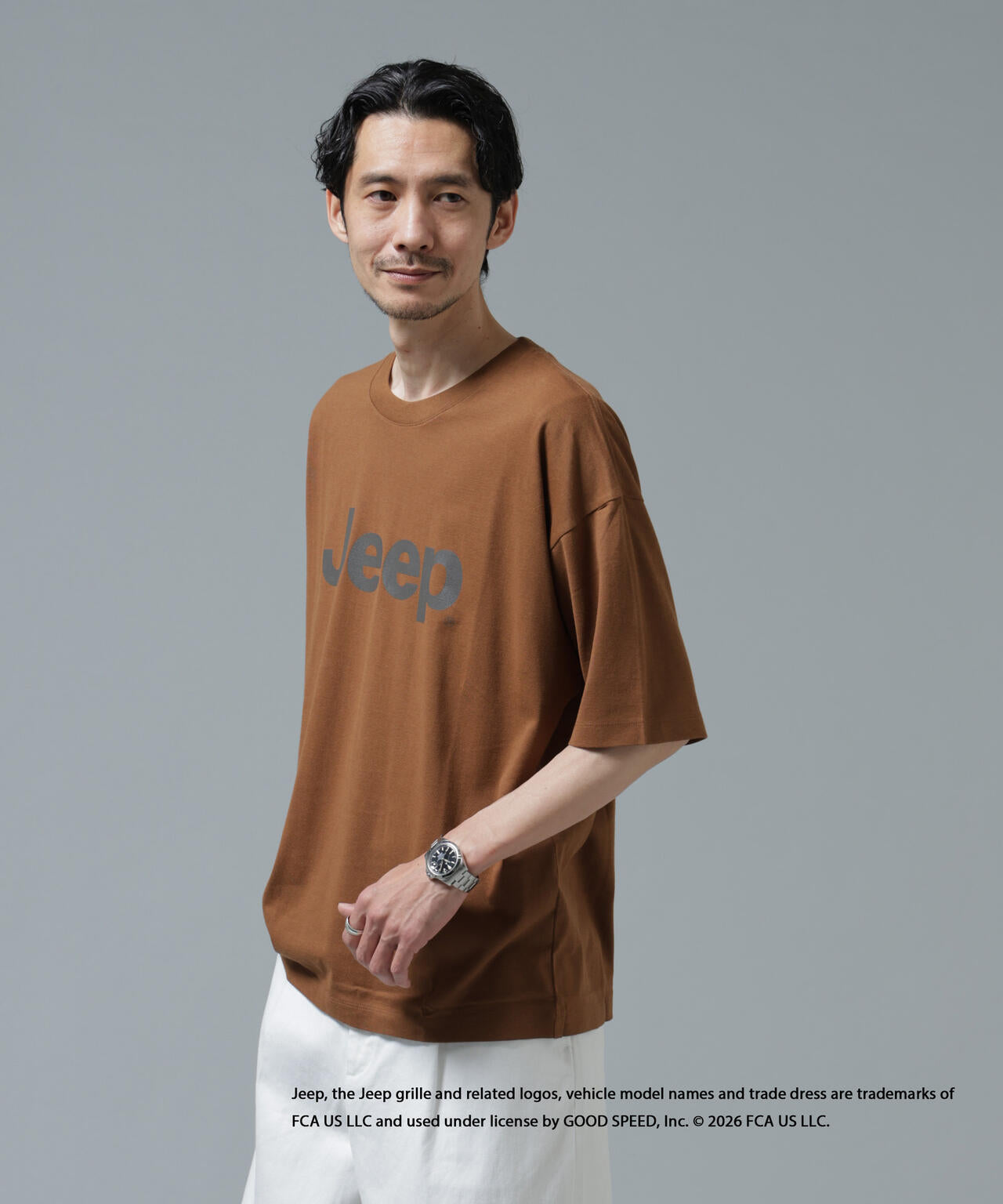 GOOD ROCK SPEED×Anti Soaked(R) 汗染み防止 ジープ Tシャツ | NANO