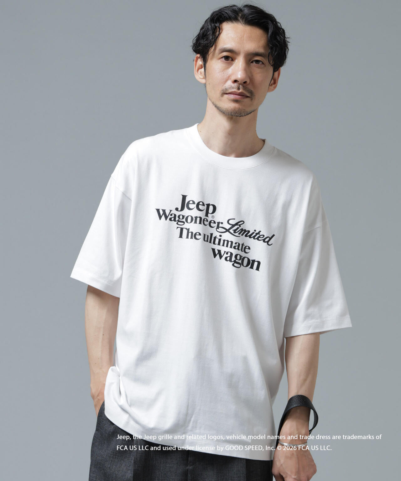 GOOD ROCK SPEED×Anti Soaked(R) 汗染み防止 ジープ Tシャツ