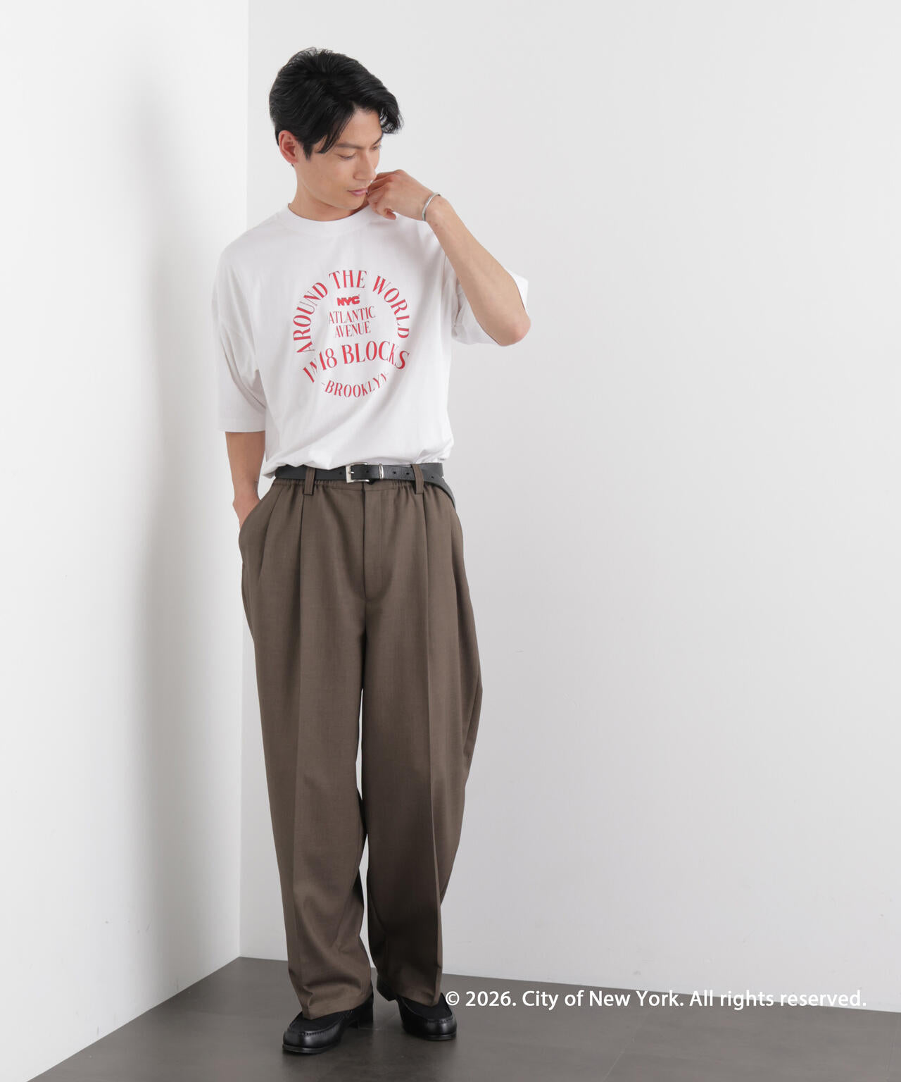 GOOD ROCK SPEED×Anti Soaked(R) 汗染み防止 NYC Tシャツ