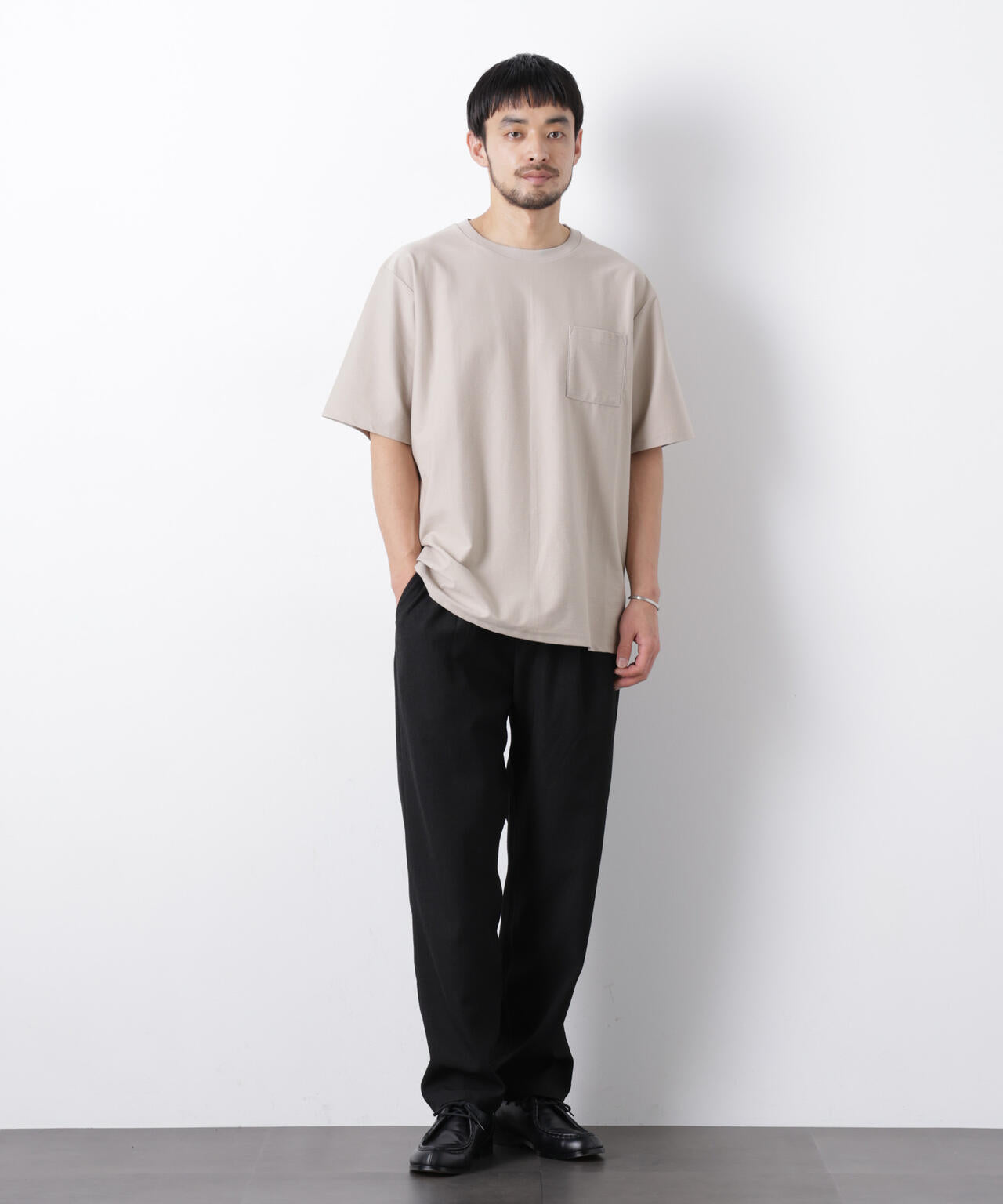 「Meaningful Continuity」coveross(R) ツイル調 冷感プレーティング天竺 ポケットTシャツ