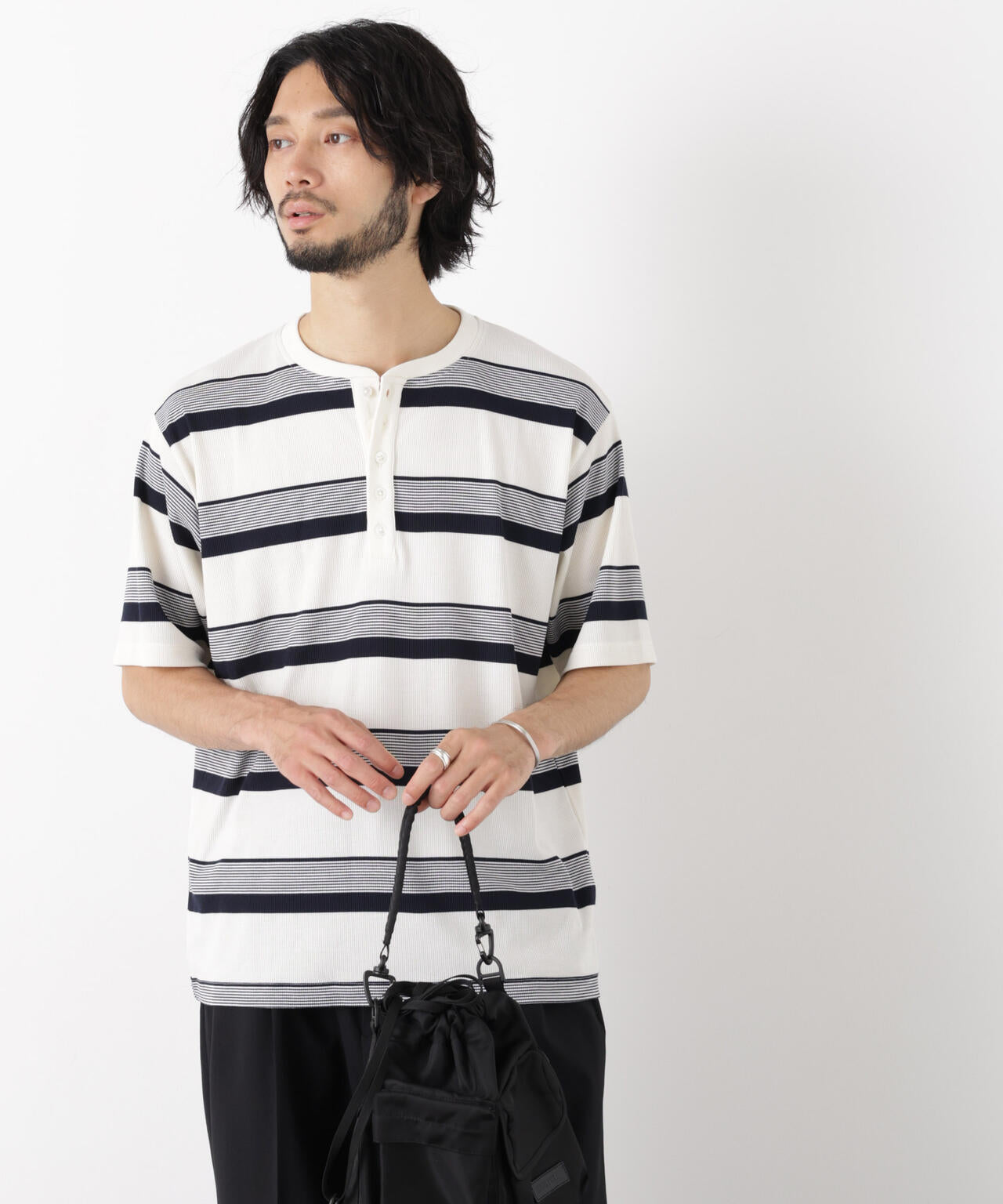 181cm　B:75 W:73 H:90 着用サイズ：L