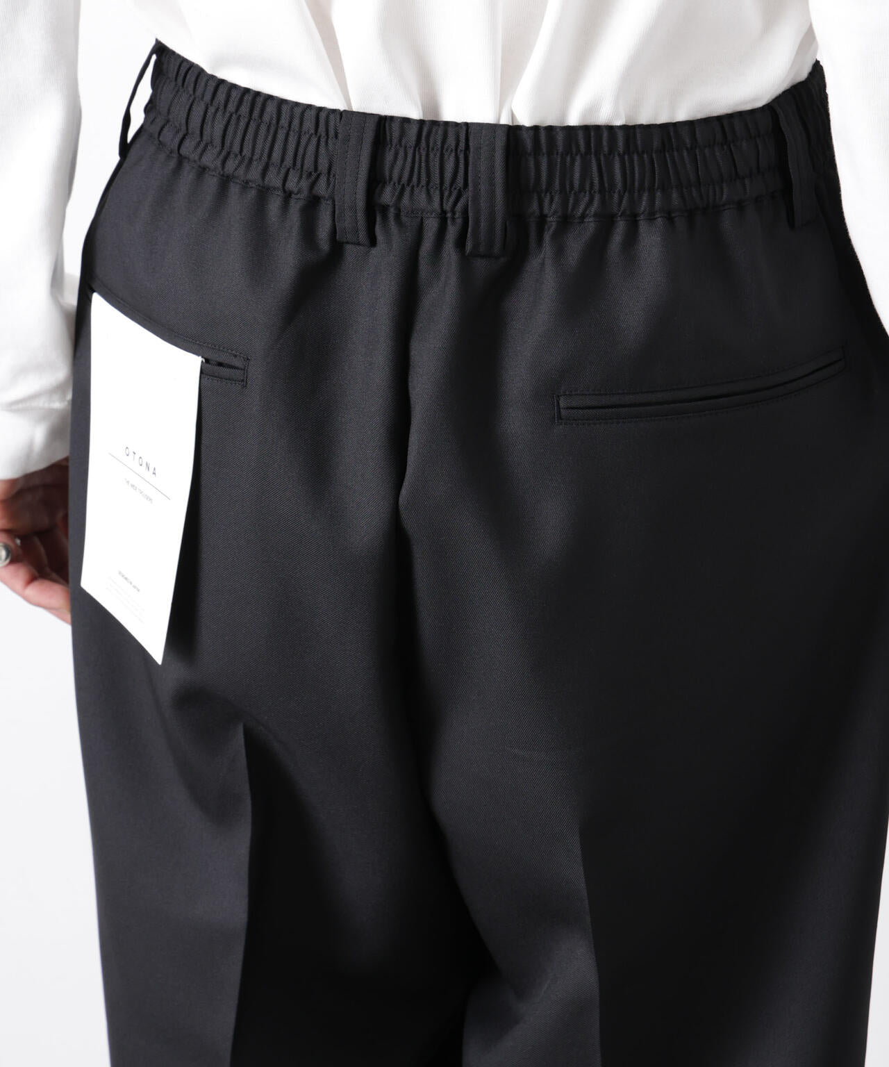 「大人のワイドパンツ」ドライギャバワイドイージースラックス