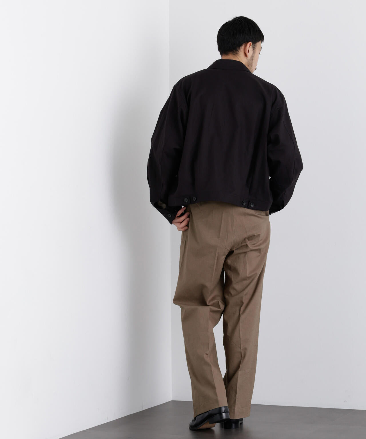 ｢FRENCH LINEN｣ リネンコットンストレートパンツ（セットアップ可）