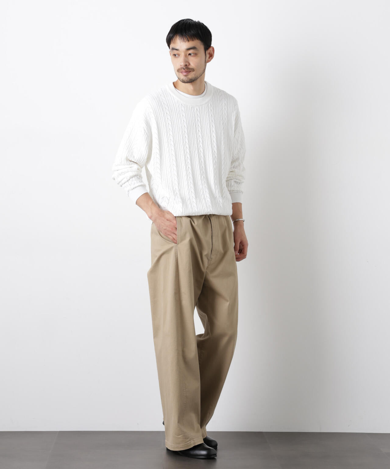 ｢ASSEMBLANC｣ベルテッド3Dパンツ