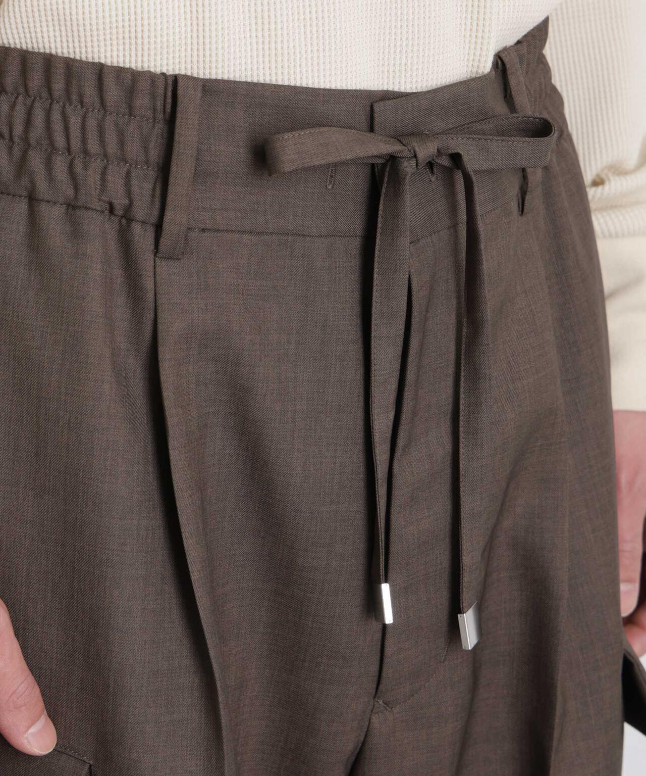 「Gavante」ドライギャバワイドカーゴパンツ