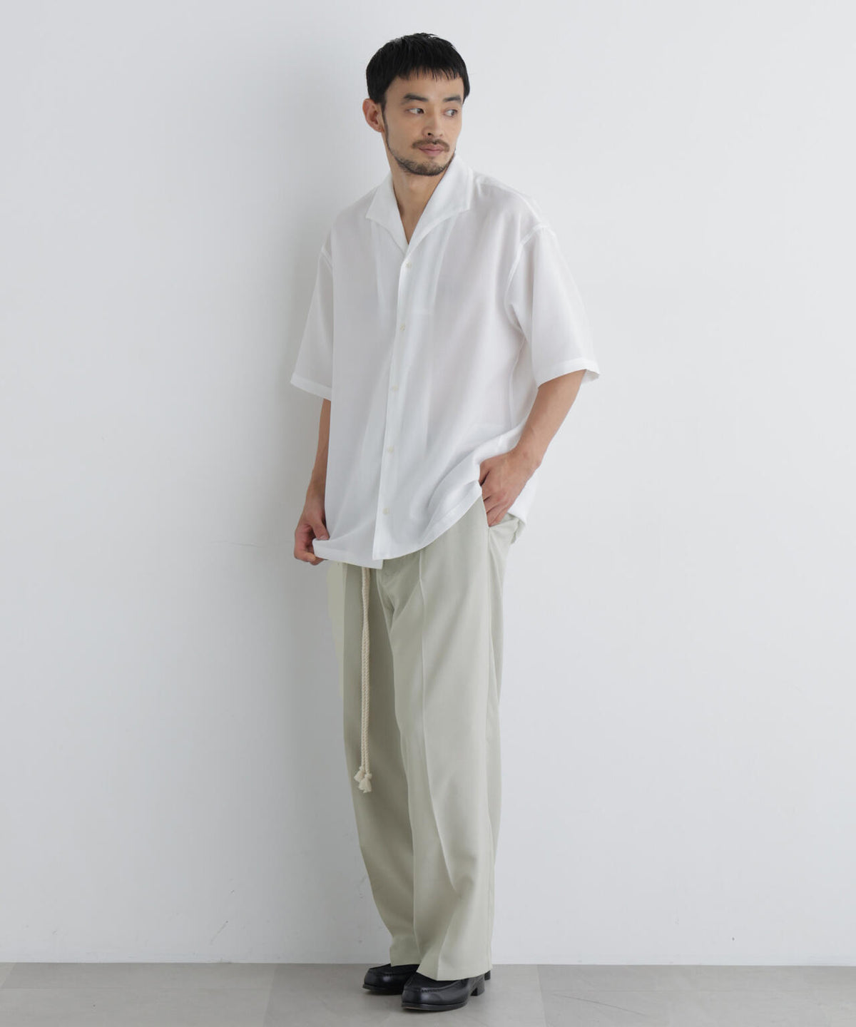 「メランジドライ」ワイドスラックス(セットアップ可)