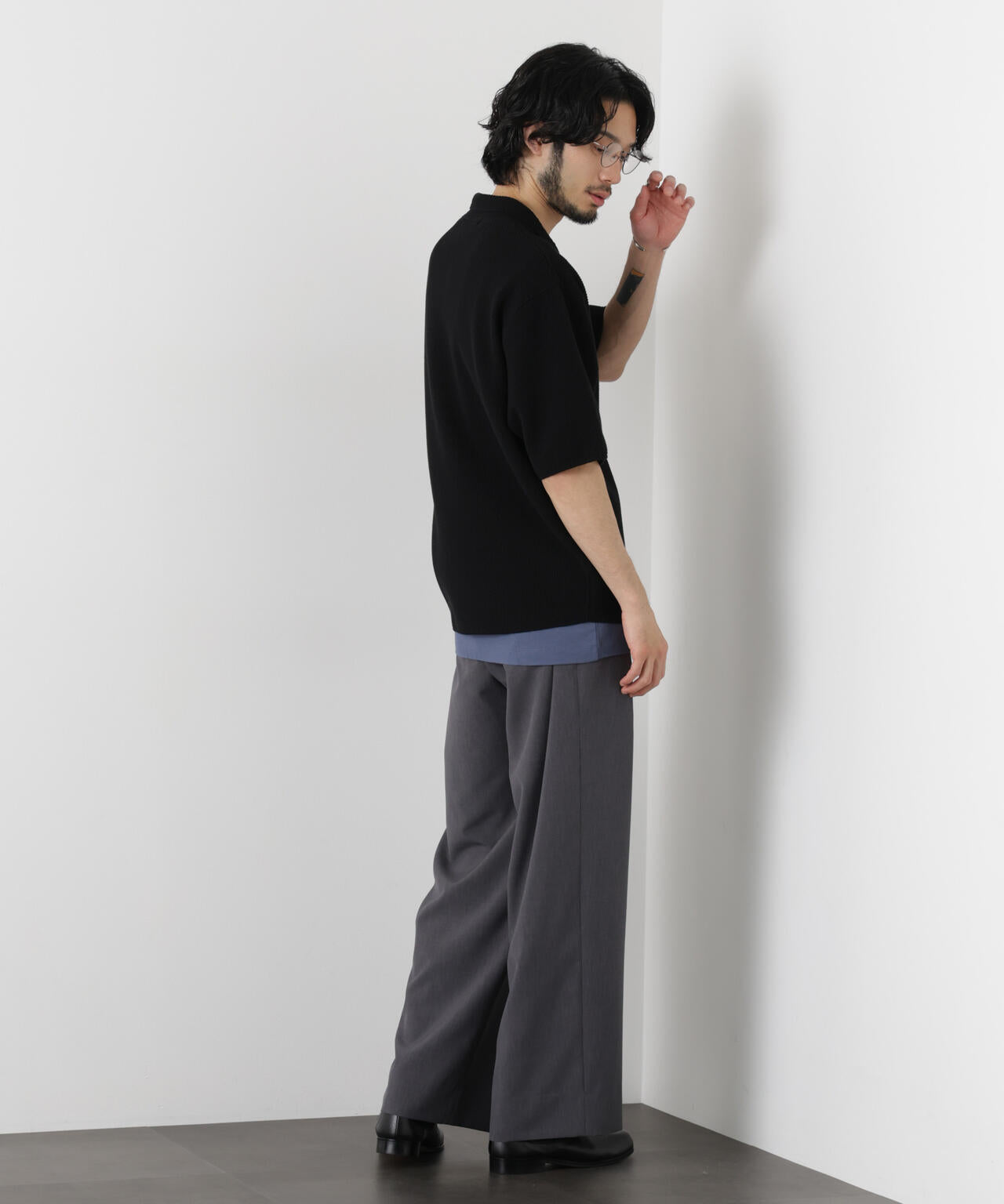 OtoNANO｣大人のワイドパンツ Reflax(R) ECOウエザークロスパンツ