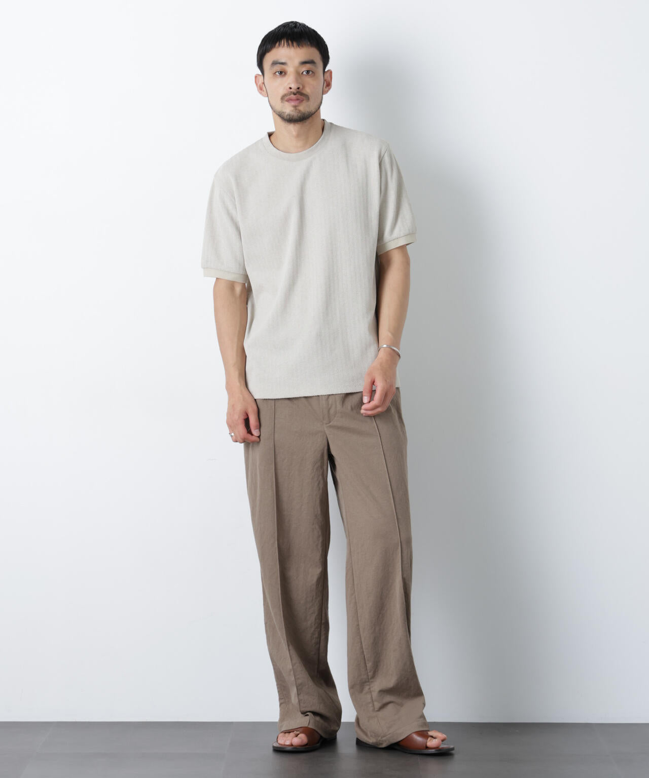 「モダンコンフォート」ワンダーシェイプ接触冷感イージーパンツ(セットアップ可)