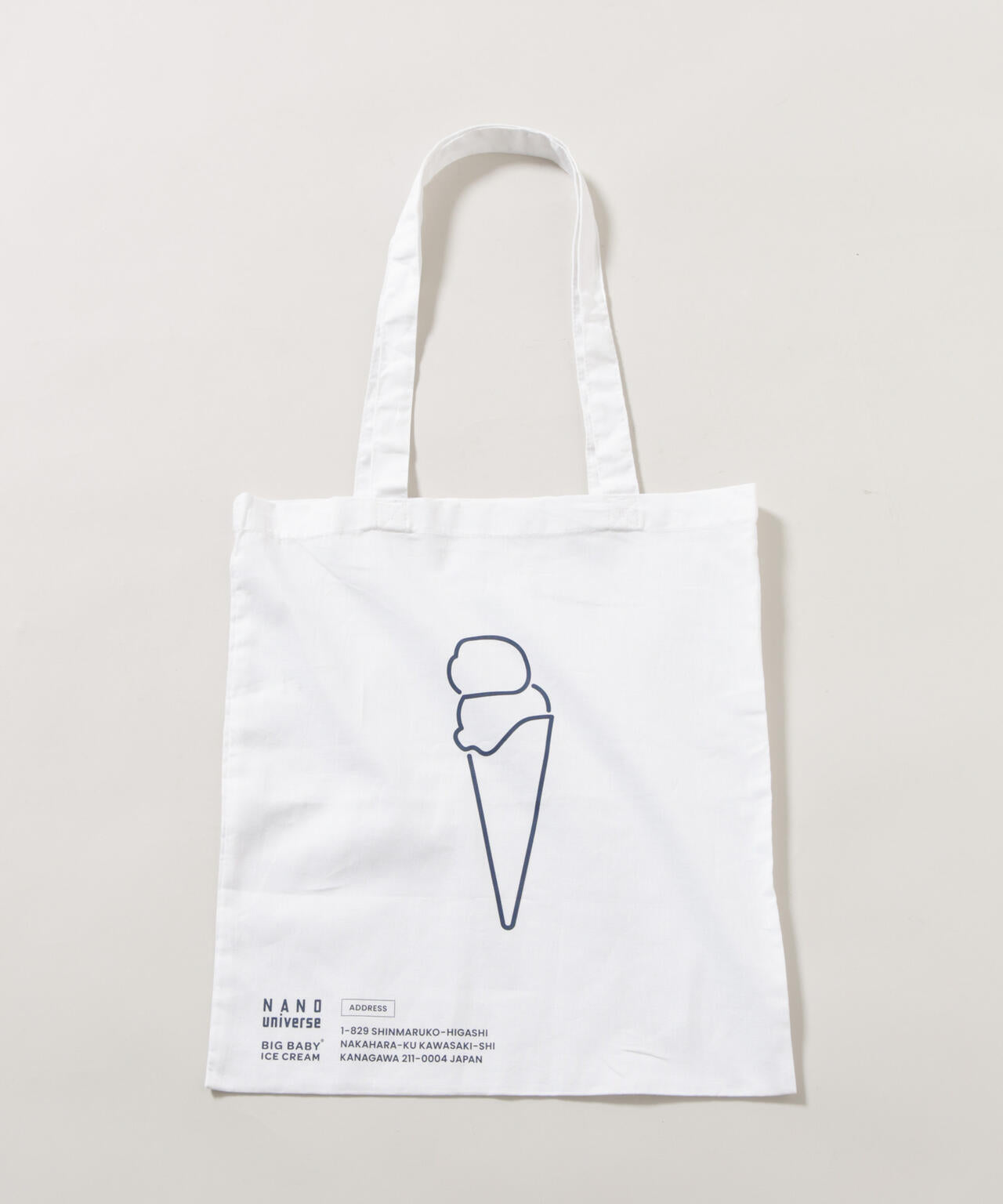 BIG BABY ICE CREAM×NANO universe スーベニアトートバッグ | NANO