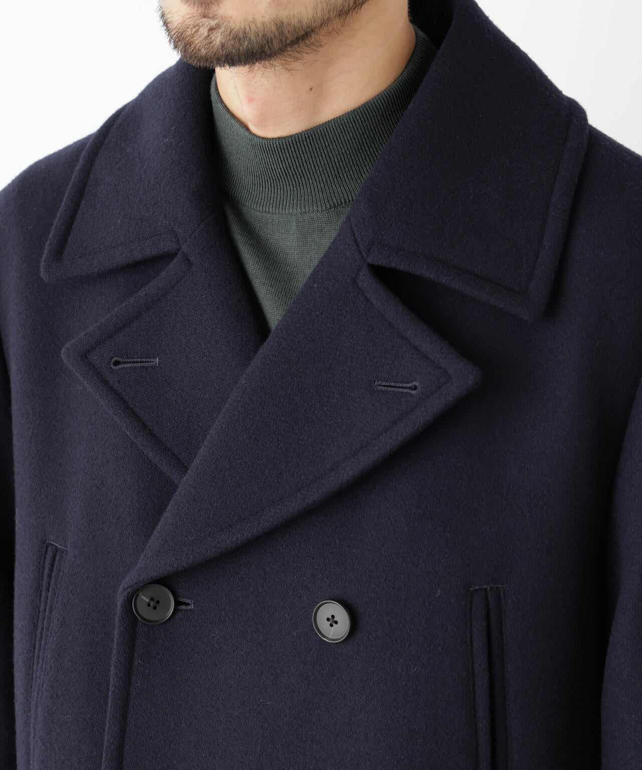 NEW ON COAT」ウール/NショートPコート | NANO universe（ナノ