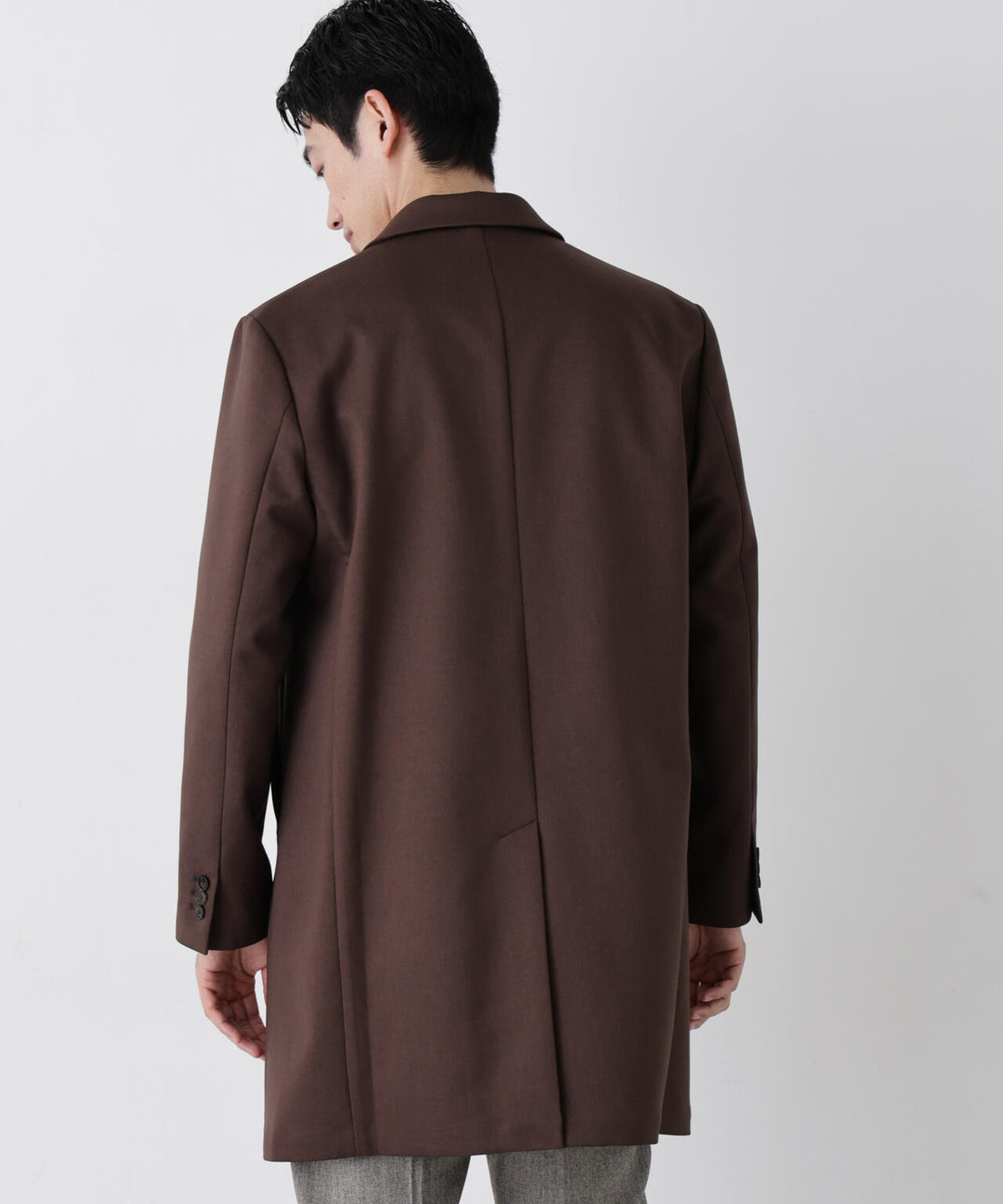 DOWN FABRIC チェスターフィールドコート