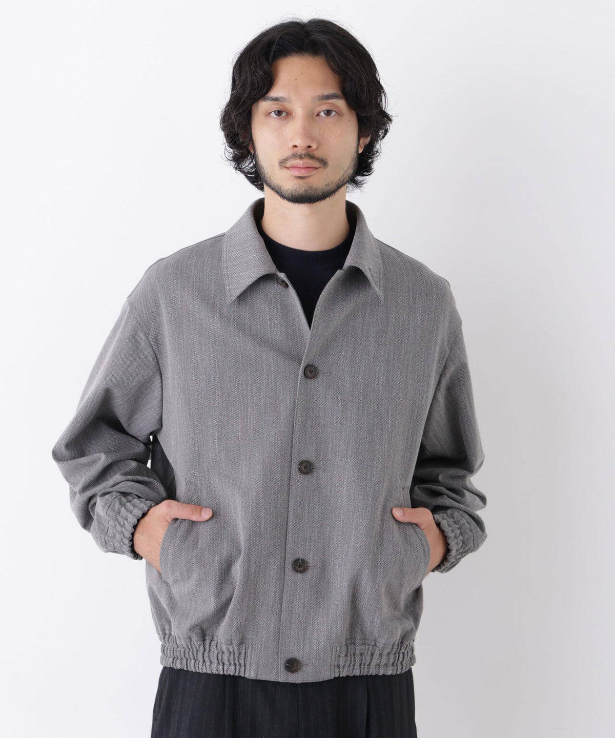｢DELEGANT｣ クロップドコーチジャケット（セットアップ可）