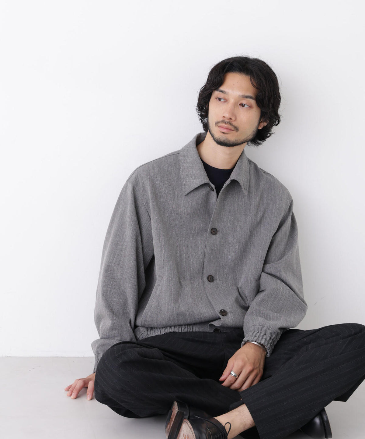 181cm　B:75 W:73 H:90 着用サイズ：L
