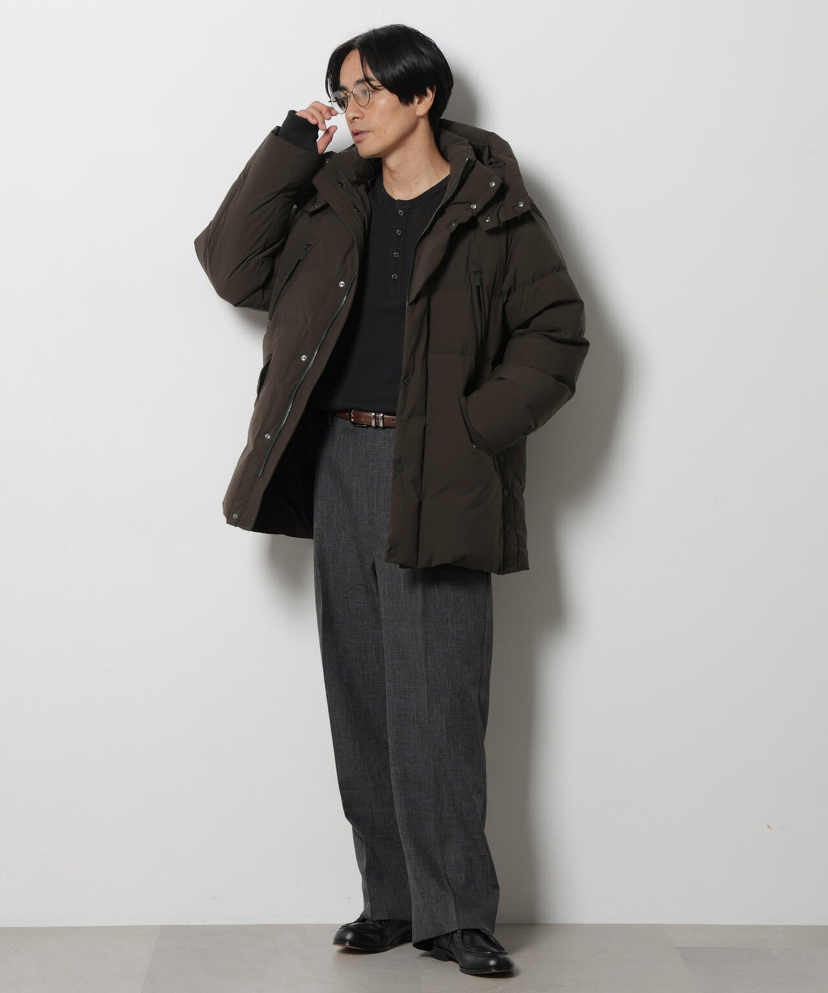 「西川ダウン(R)」SOLOTEX ミドル丈ダウン